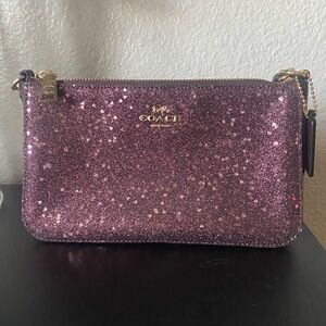 Vintage Coach Glitter hearts purse